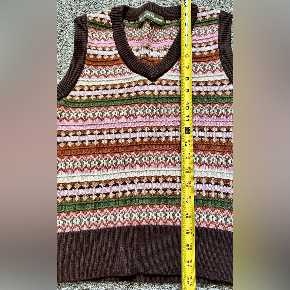 Princess Highway Multicolor Knit Vest - Picture 5 of 6